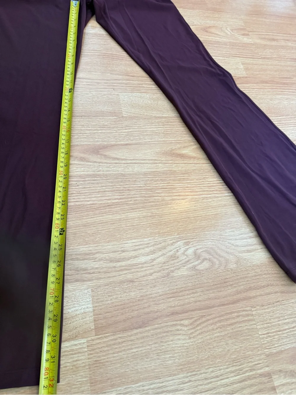 Nike Zenvy Women’s L Full Length (flare) Legging - dark plum color - NWT
